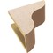 Ekena Millwork 6"W x 12"D x 12"H Classic Carmel Rough Cedar Woodgrain TimberThane Corbel, Primed Tan CORUR06X12X12CARRCPR - alternate 6